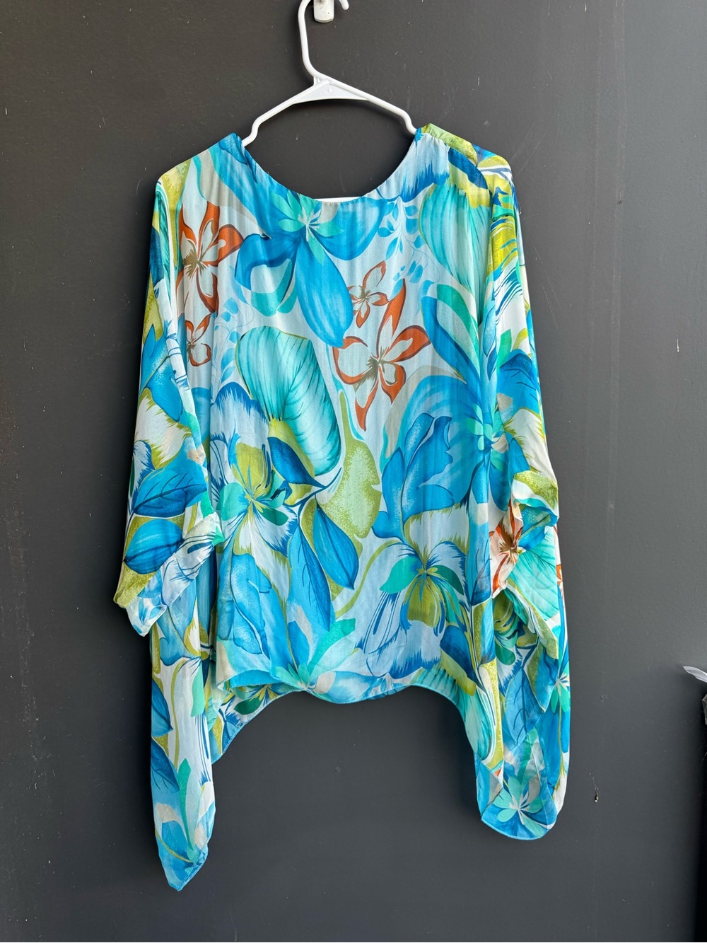 Gigi moda Vibrant floral Kaftan made in Italy - Picture 7 of 7